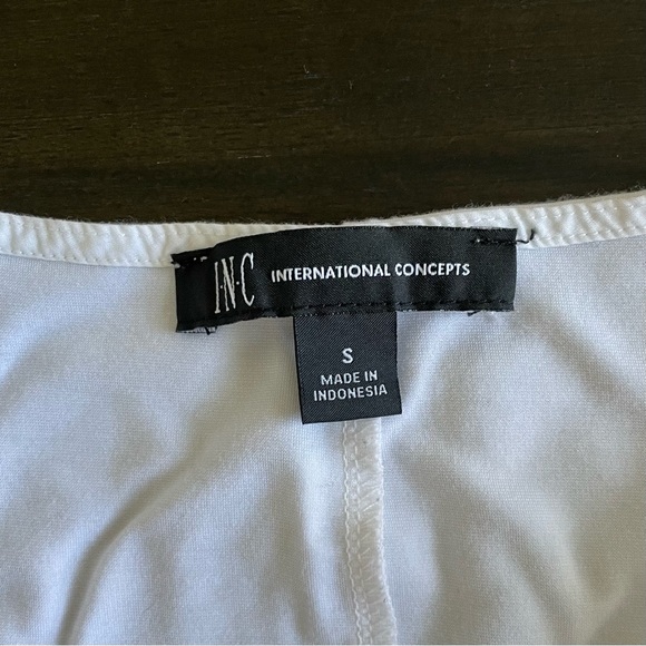 INC Sleeveless Ruffle Shirt - Picture 2 of 3